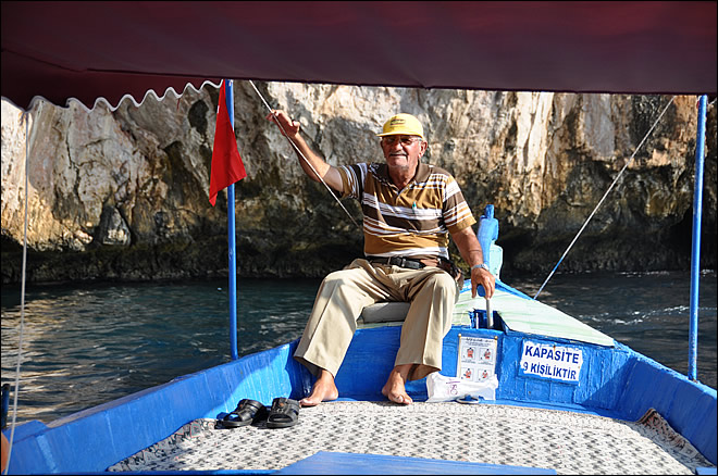 Promenade en barque de pêcheur à Alanya