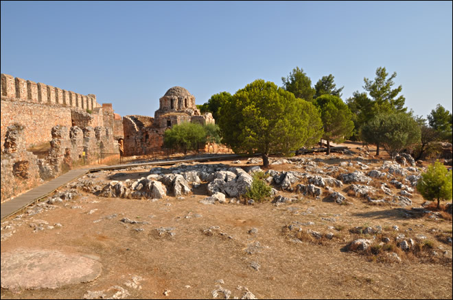 La forteresse supérieure d'Alanya