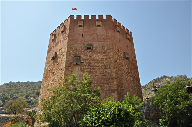 La tour Rouge d'Alanya