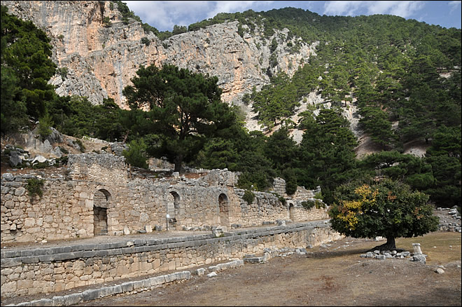 Une agora d'Arykanda Le site antique d'Arykanda
