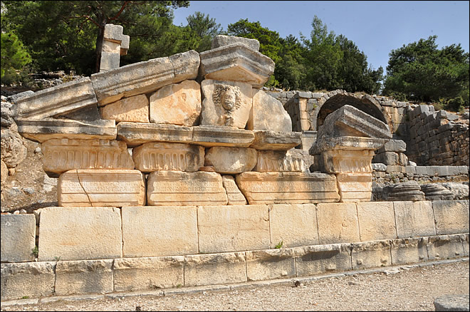 Nécorpole d'Arykanda Le site antique d'Arykanda