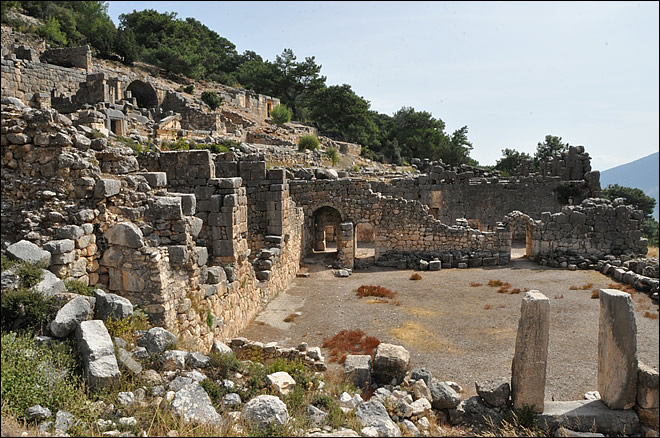 Vue du site antique d'Arykanda Le site antique d'Arykanda