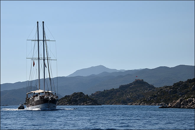 Vue de la baie de Kekova