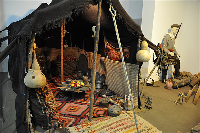 Une tente Yörük au musée d'Antalya