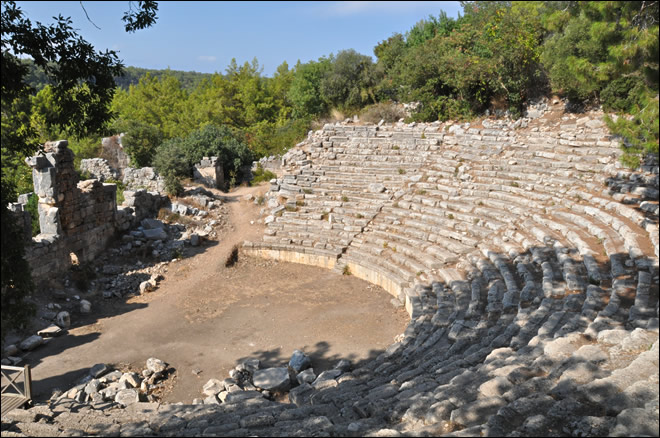 Le théâtre antique de Phaselis