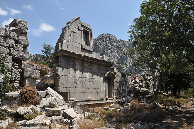 Les bains et le gymnase de Termessos