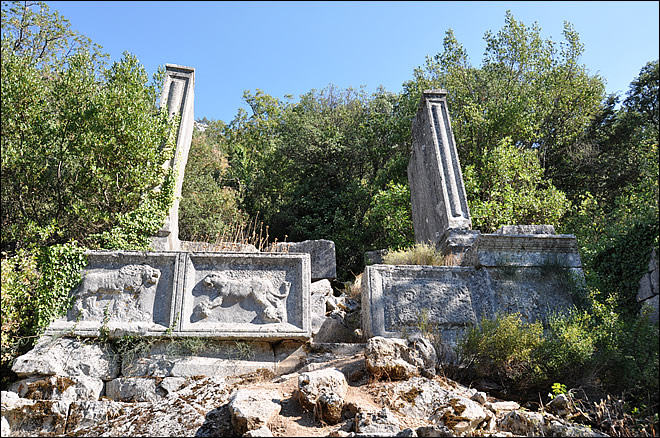 La tombe aux Lions de Termessos